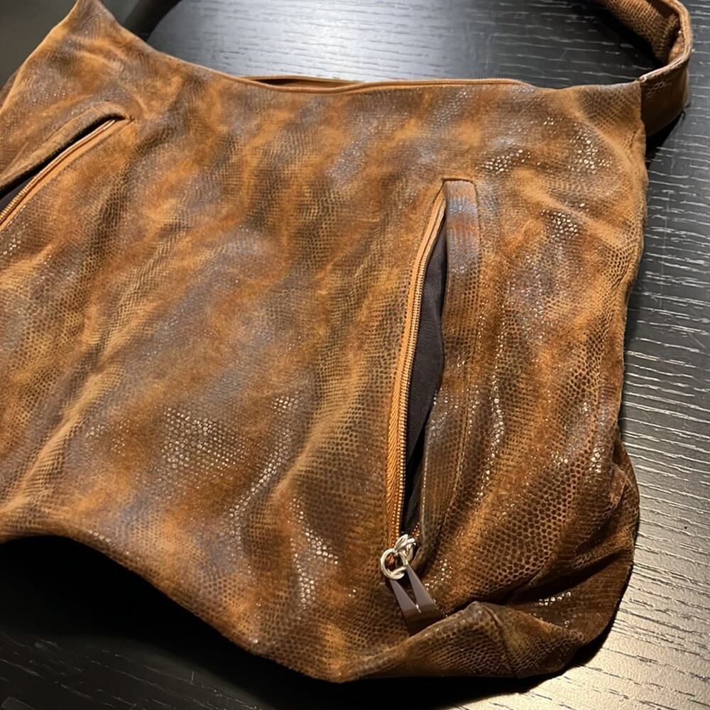 Liza Ganz Shoulder Python Soft Bag - image 3